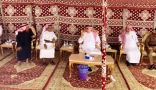 أمير منطقة جازان يلتقي مشايخ وأهالي محافظة الريث بالجبل الأسود