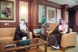 نائب أمير جازان يستقبل ‏مدير عام هيئة تطوير وتعمير المناطق الجبلية المكلف