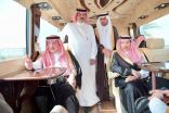 الأمير محمد بن ناصر يقف ميدانياً على مشروعات أبو عريش