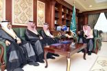 أمير منطقة جازان يستقبل محافظ هيئة الاتصالات وتقنية المعلومات