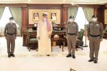 أمير منطقة جازان يقلد العميدين “الحربي” و ” الشهراني” رتبتيهما الجديدة..