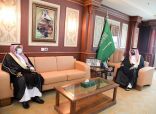 نائب أمير جازان يستقبل مدير فرع هيئة حقوق الإنسان بالمنطقة المعين