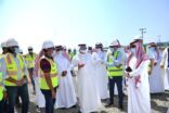 الرئيس التنفيذي لشركة المياه الوطنية يتفقد عددا من المشروعات بالمنطقة