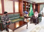 أمير جازان يتسلم تقرير إنجازات ومهام قوة أمن المنشآت بالمنطقة