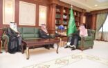 أمير جازان يستقبل رئيس هيئة تقويم التعليم