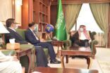 أمير منطقة جازان يستقبل سفير بنغلاديش لدى المملكة