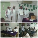 زيارة  د . علي عطيف مدير مكتب التعليم بصامطة لمدرسة الصوارمة للبنين