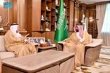 أمير منطقة جازان يستقبل رئيس الهيئة الملكية للجبيل وينبع ويشهد توقيع عدد من مذكرات التعاون