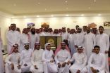 اعضاء لجان حرم الحدود يحتفلون بتعيين المقدم منصور القحطاني مساعداً لقطاع الحرث