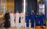 سمو ولي العهد يستقبل رواد الفضاء السعوديين قبل انطلاق رحلتهم إلى الفضاء