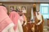 أمير منطقة جازان يستقبل منسوبي الإمارة المهنئين بعيد الفطر