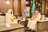 أمير جازان يستقبل مدير فرع هيئة الأمر بالمعروف والنهي عن المنكر بالمنطقة