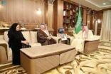 أمير منطقة جازان يستقبل نائب رئيس هيئة حقوق الإنسان