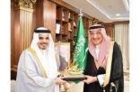 أمير منطقة جازان يستقبل سفير مملكة البحرين لدى المملكة