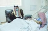 سمو أمير منطقة جازان يطمئن على صحة الشيخ العامري