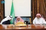 المفتي العام يستقبل مدير فرع الرئاسة العامة للبحوث العلمية والإفتاء بجازان