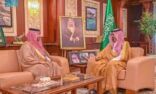 الأمير ناصر بن محمد يستقبل الرئيس التنفيذي لتجمع جازان الصحي