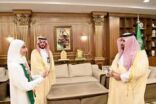 أمير جازان يكرم الطالبة “جيوان شعبي” لتحقيقها المركز الـ 2 عالميًا في معرض “آيسف 2025”