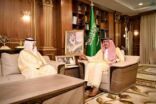 أمير جازان يستقبل مدير عام فرع وزارة العدل بالمنطقة