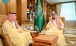 أمير منطقة جازان يستقبل مدير فرع الهيئة العامة للنقل بالمنطقة