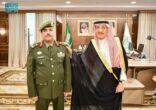 أمير منطقة جازان يقلّد اللواء الحواس رتبته الجديدة