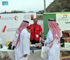 الهلال الأحمر السعودي بمنطقة جازان يشارك في فعاليات “حصاد البن” في محافظة الداير