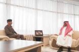 أمين جازان يناقش مع مدير مرور المنطقة إجراءات السلامة المرورية