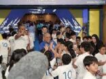 100 طفل يفوزون على رونالدينيو وكارلوس وكاكا في مهرجان العودة إلى الرياض