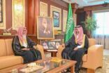نائب أمير جازان يستقبل المستشار الشرعي بفرع الإفتاء بالمنطقة