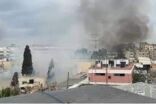 قصف إسرائيلي يشعل النيران في مجمع ناصر الطبي بغزة