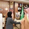 أمير جازان يكرم طالبة من تعليم المنطقة حصلت على المركز الـ 2 عالميًا في معرض تايسف