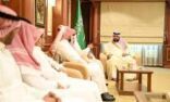 سمو نائب أمير منطقة جازان يستقبل الرئيس التنفيذي المكلف لمدينة جازان للصناعات الأساسية والتحويلية