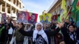 آلاف الأكراد يتظاهرون ضد الهجمات التركية