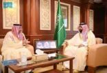 نائب أمير جازان يستقبل رئيس نادي جازان الأدبي