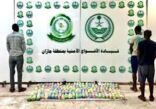 دوريات الأفواج الأمنية بمنطقة جازان تقبض على (3) مخالفين لنظام أمن الحدود لتهريبهم نبات القات المخدر