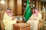 أمير جازان يستقبل مدير جوازات المنطقة