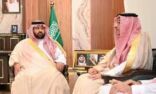 أمير جازان يستقبل مدير فرع وزارة النقل والخدمات اللوجستية بالمنطقة