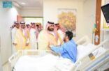 أمير منطقة جازان ونائبه يطمئنان على صحة مدير عام تعليم جازان