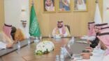 أمير جازان يستقبل الرئيس التنفيذي لهيئة المساحة الجيولوجية السعودية