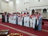 متطوعي الهلال الأحمر بجازان في زيارة لحلقة تحفيظ القرآن بجامع حاكمة أبو عريش