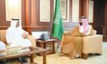 سمو نائب أمير جازان يستقبل الرئيس التنفيذي لهيئة التراث