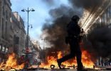 فرنسا: اعتقال 1435 شخصاً وإصابة 267 عنصراً أمنياً في احتجاجات واسعة
