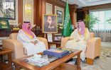 نائب أمير جازان يستقبل مدير فرع صندوق تنمية الموارد البشرية بالمنطقة