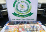 إحباط محاولة تهريب 107 كيلو من الحشيش مخبأة داخل صندوق مركبة في جازان