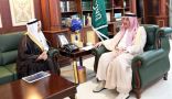 أمير منطقة جازان يستقبل الرئيس التنفيذي لشركة المياه الوطنية