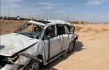 وفاة ثلاثة أشخاص من عائلة واحدة بحادث مروري مروع قرب وادي الدواسر