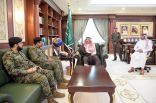 أمير جازان يستقبل وكيل وزارة الداخلية لشؤون الأفواج