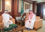 الأمير محمد بن عبدالعزيز يستقبل مدير كهرباء منطقة جازان