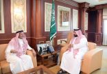 الأمير محمد بن عبدالعزيز يستقبل الرئيس التنفيذي لمدينة جازان للصناعات الأساسية والتحويلية