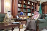 أمير منطقة جازان و نائبه يستقبلان مدير فرع مؤسسة النقد العربي السعودي بجازان